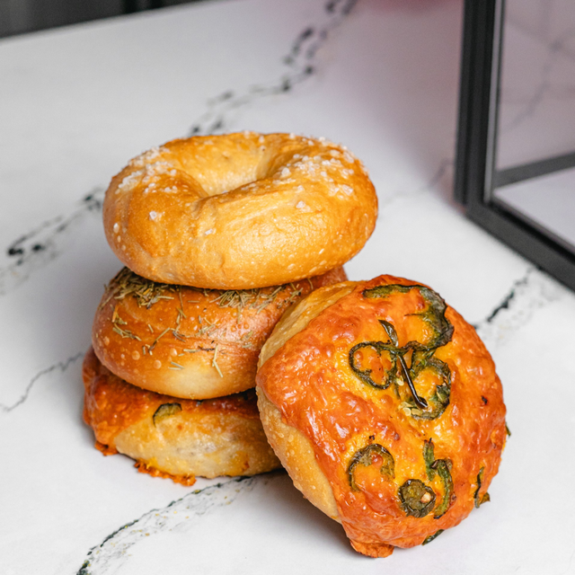 Cheddar Jalapeno Bagel.
