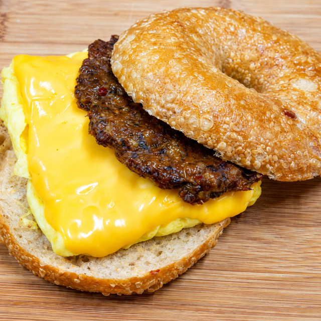 Sausage Egg and American Cheese.